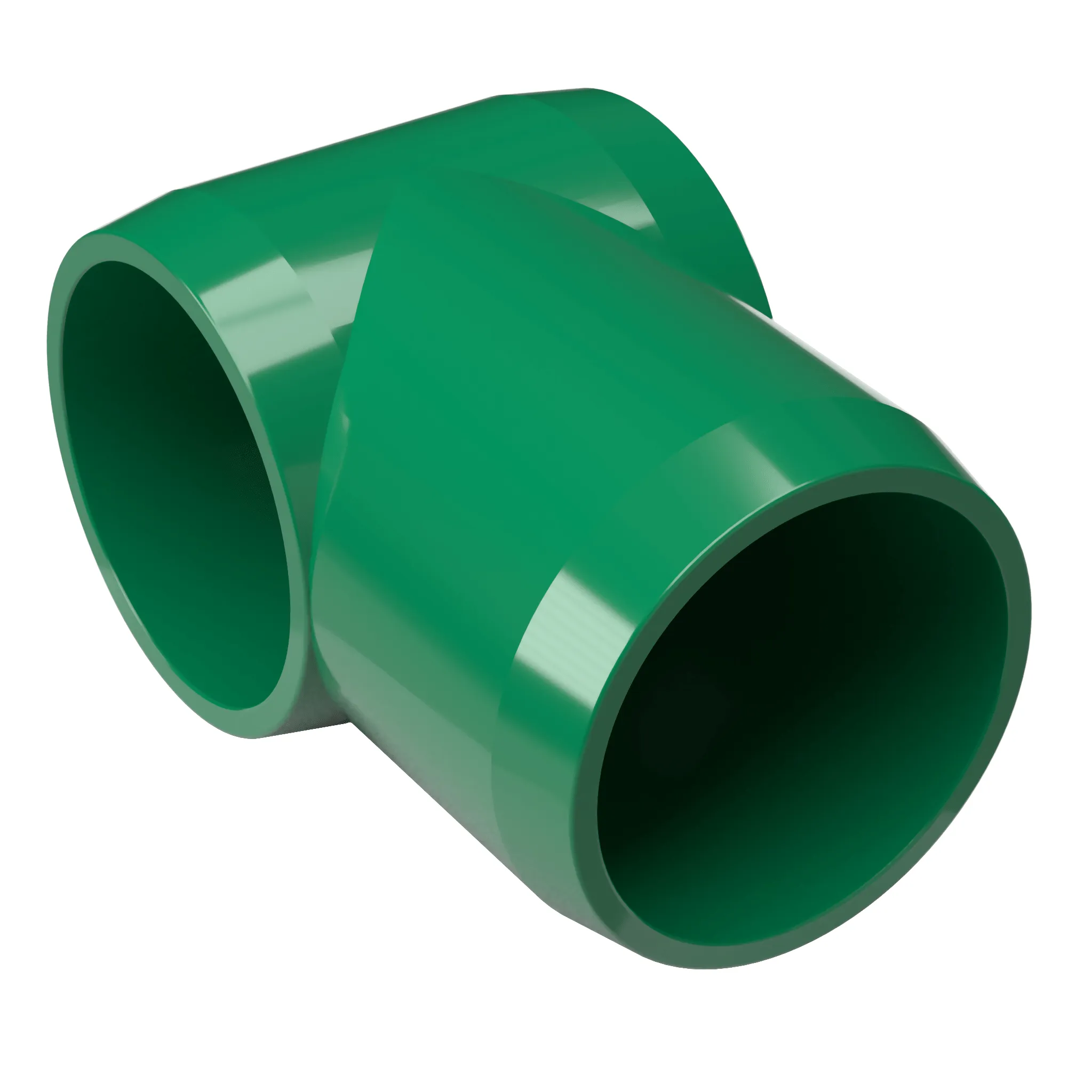 1 in. Slip Sling PVC Tee, Furniture Grade - Green