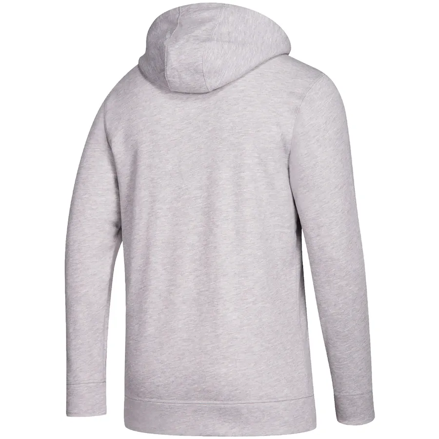 Adidas Manchester United Heathered Gray Box Pullover Hoodie