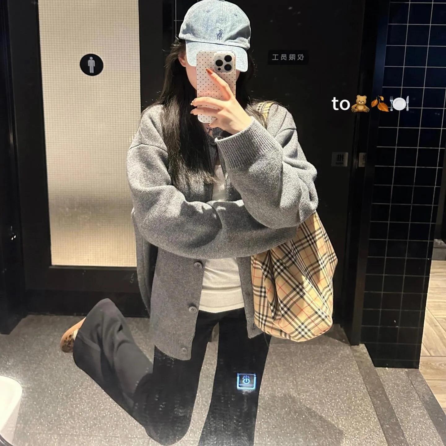 Aiertu trending fall outfits Gray Lazy Sweater Coat Autumn and Winter Women's Early Autumn Chic Top Korean Style Sweater