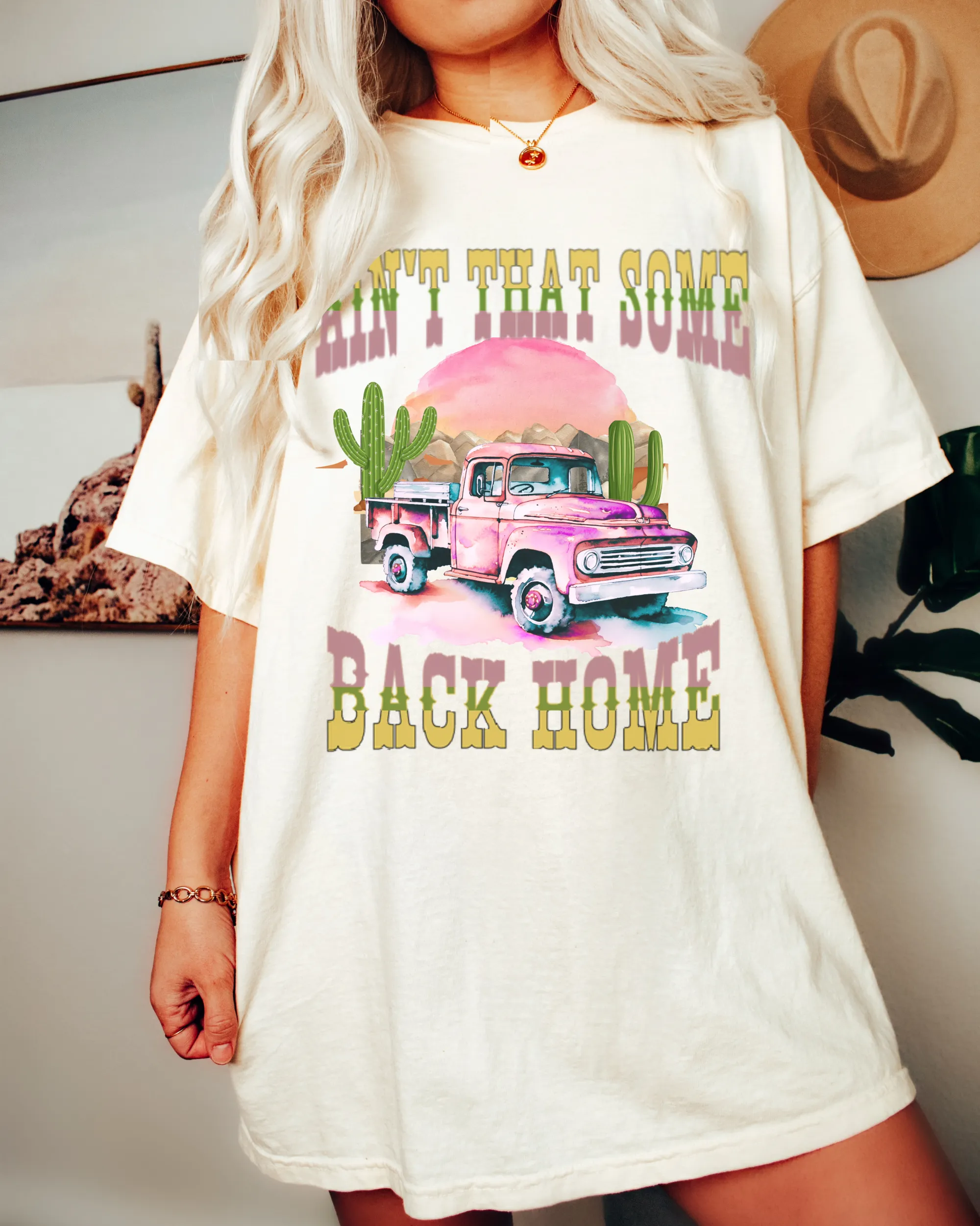 Ain't That Some Back Home Comfort Colors® Shirt, Women's Desert T-Shirt, Garment Dyed, Retro Inspired T-Shirt, Boho T-Shirt