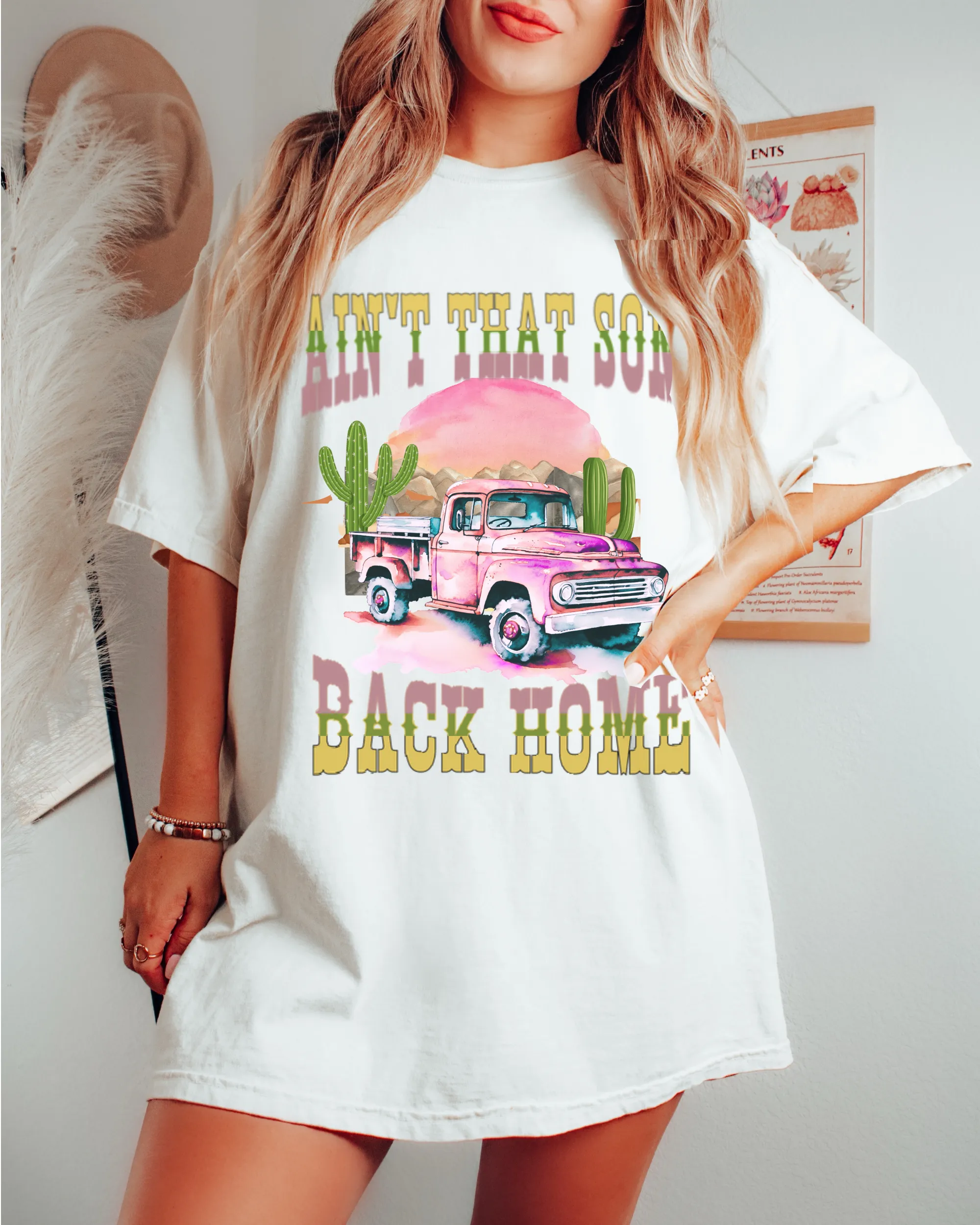 Ain't That Some Back Home Comfort Colors® Shirt, Women's Desert T-Shirt, Garment Dyed, Retro Inspired T-Shirt, Boho T-Shirt