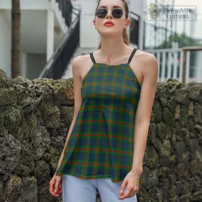 Aiton Tartan Loose Halter Neck Camisole