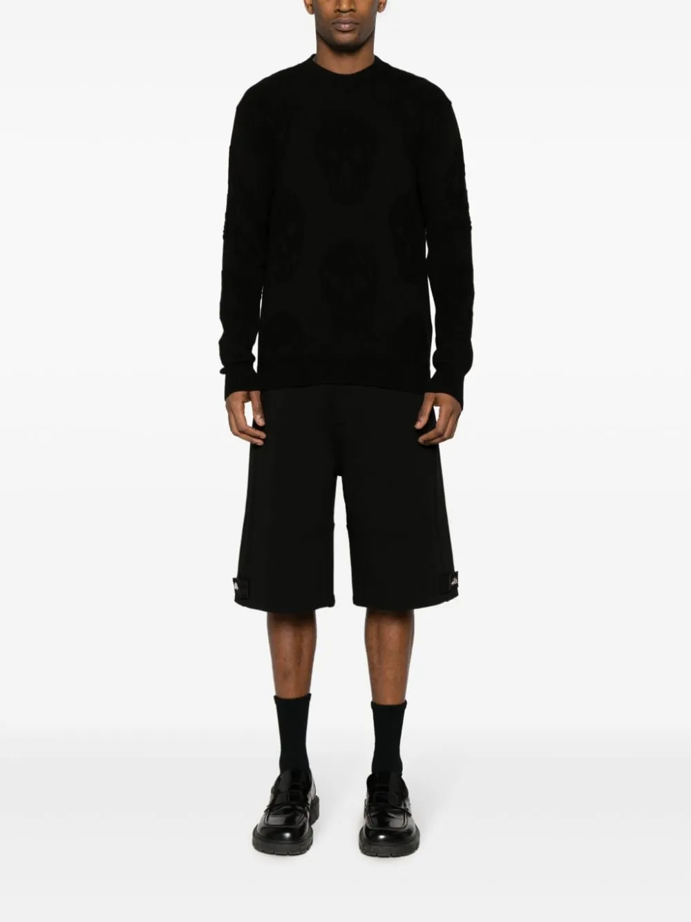 ALEXANDER MCQUEEN Men's 2024 Black Sweater - 24SS Collection