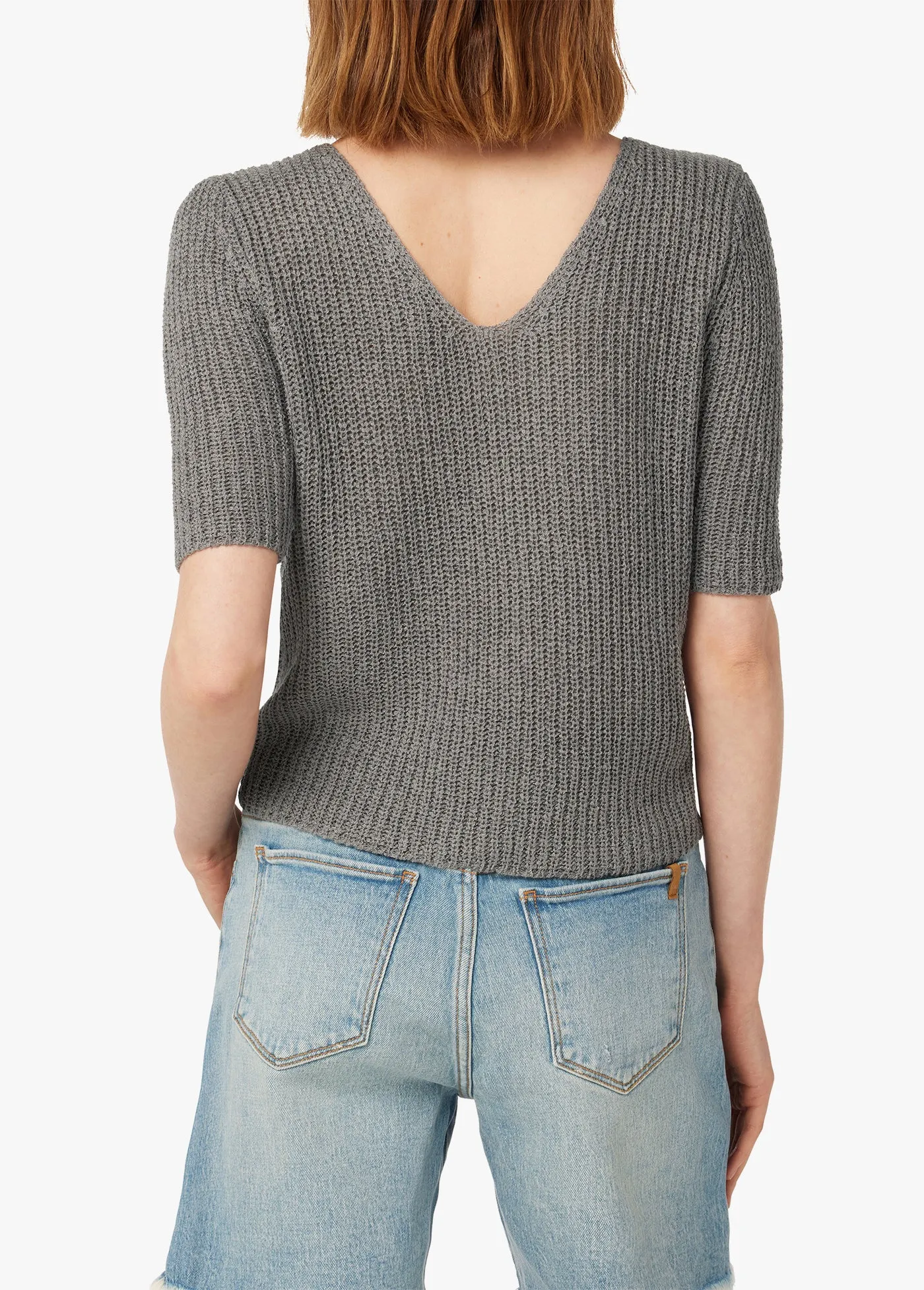 ALYSSA REVERSIBLE TWIST BACK SWEATER