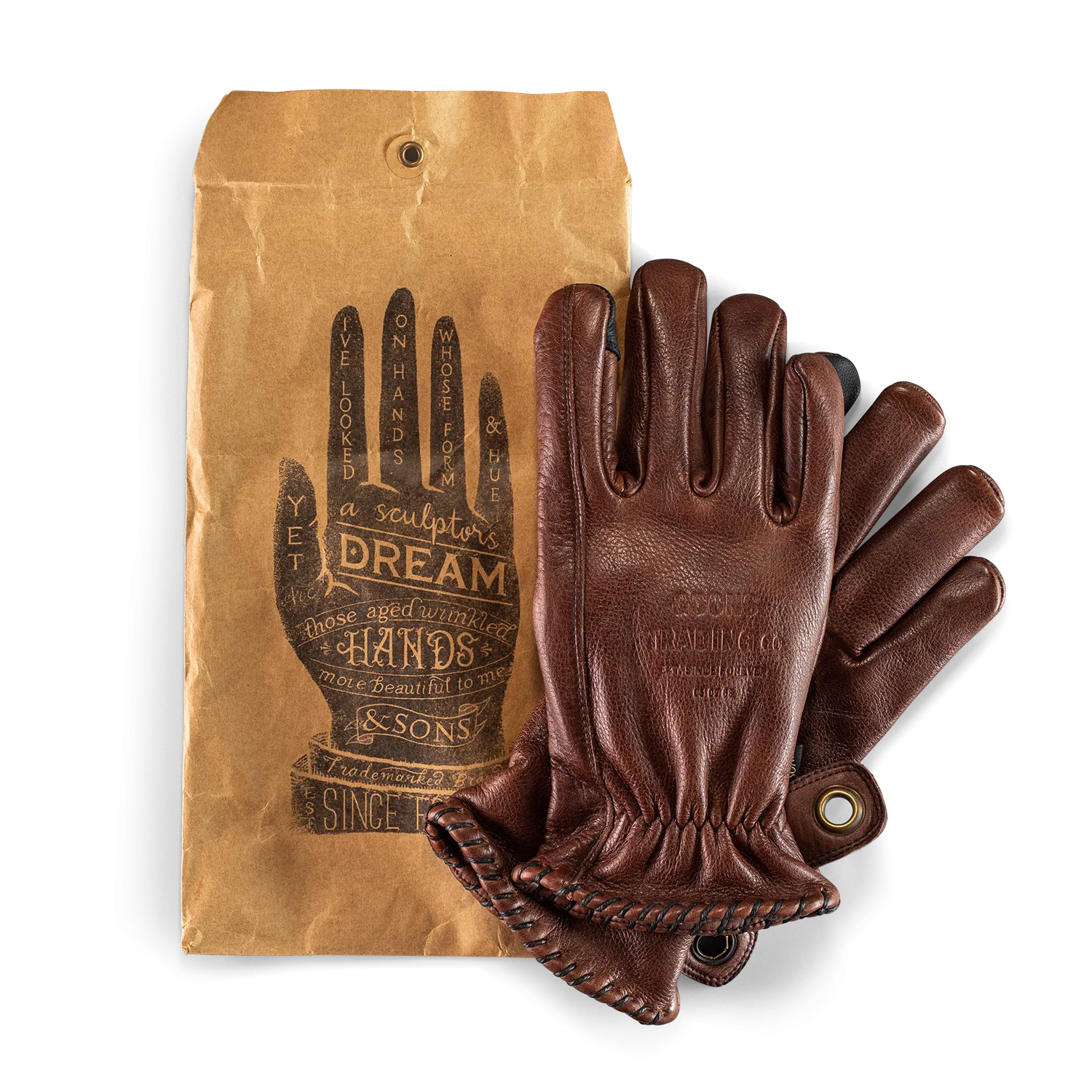 &SONS Adventure Gloves Oxblood Brown