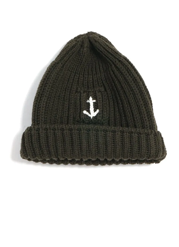 ANCHOR BEANIE | Merino Wool | Green