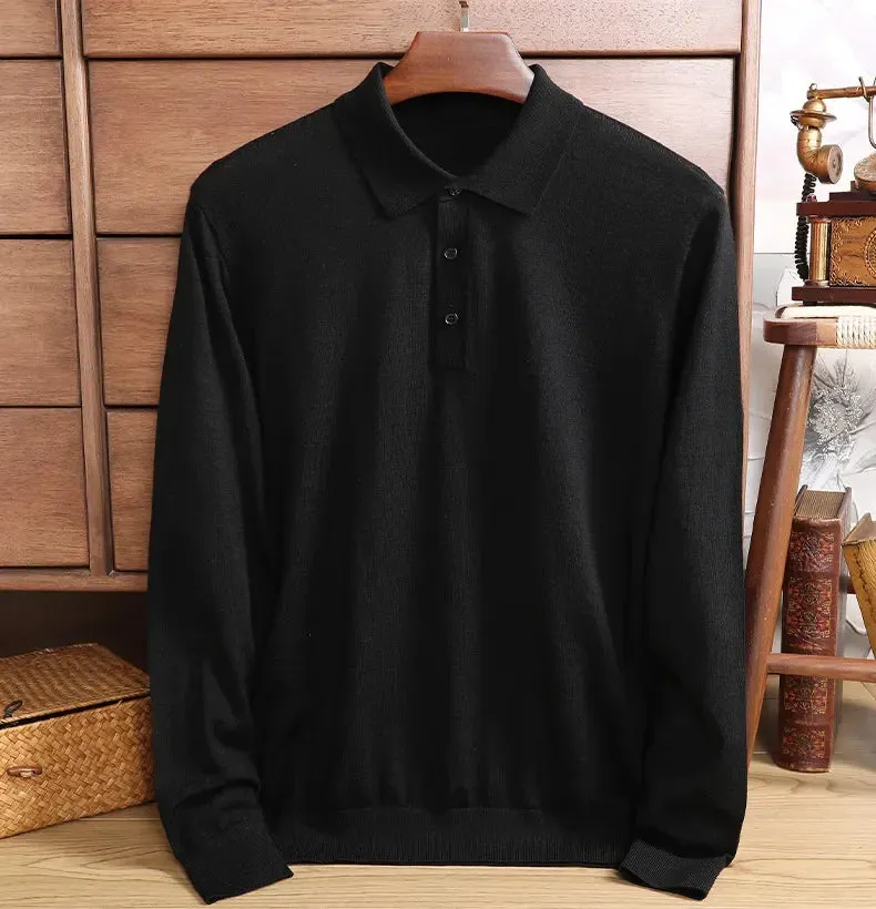 Antonios wool polo sweater