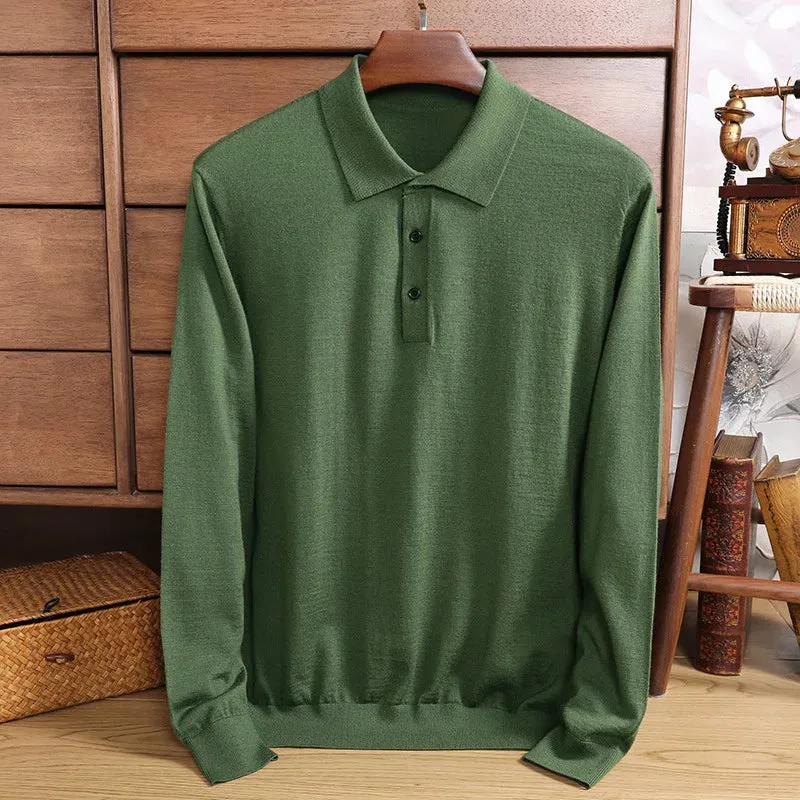 Antonios wool polo sweater