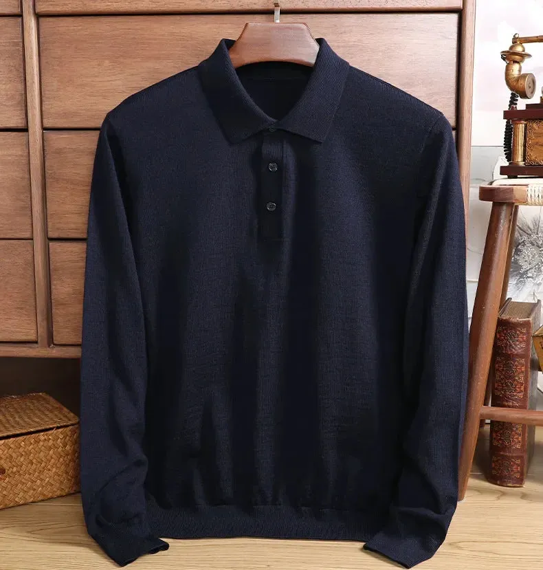 Antonios wool polo sweater