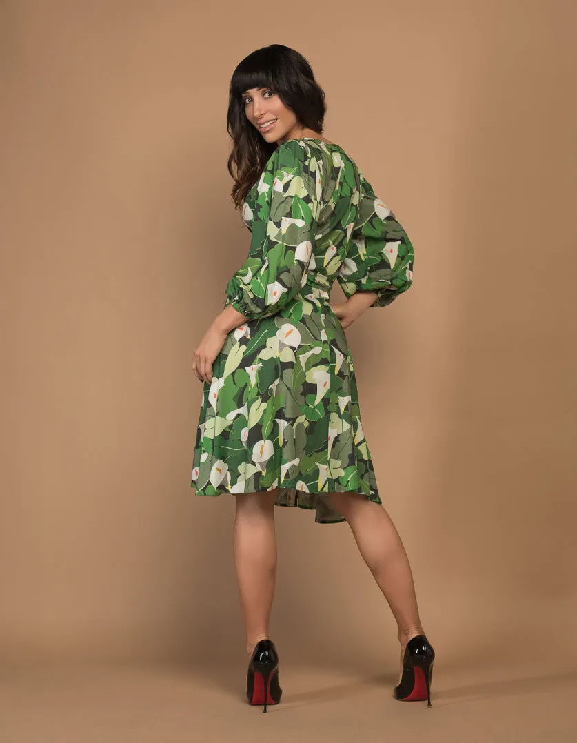 Audrey dress - Calla Lillies