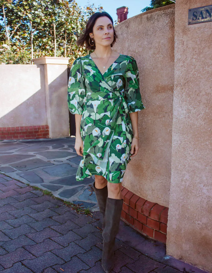 Audrey dress - Calla Lillies