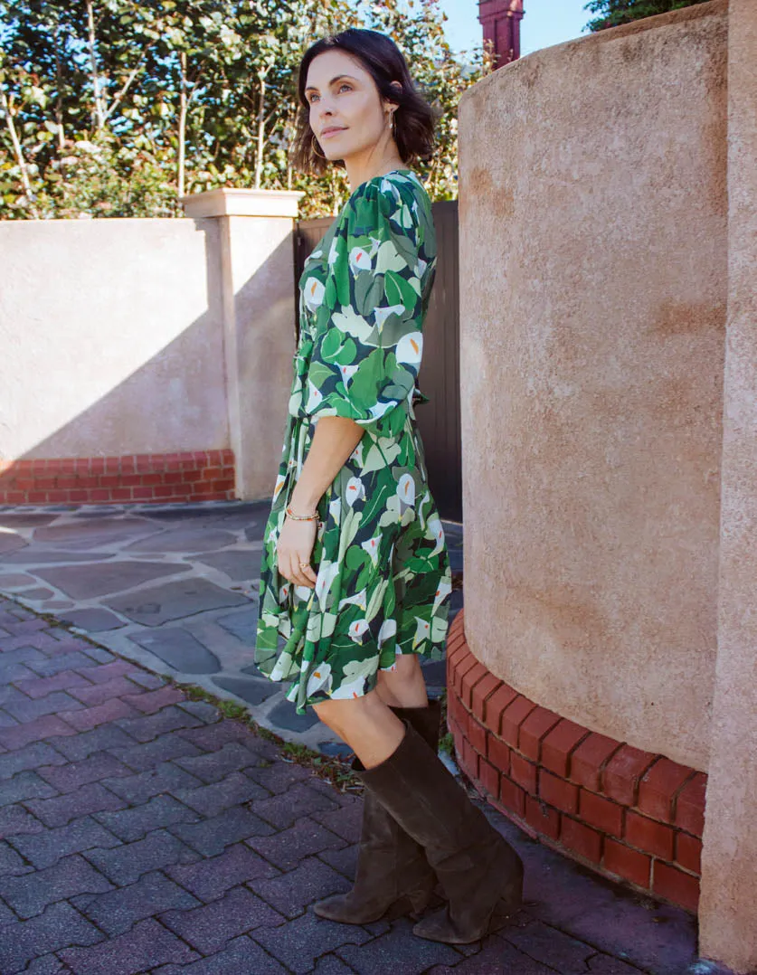 Audrey dress - Calla Lillies