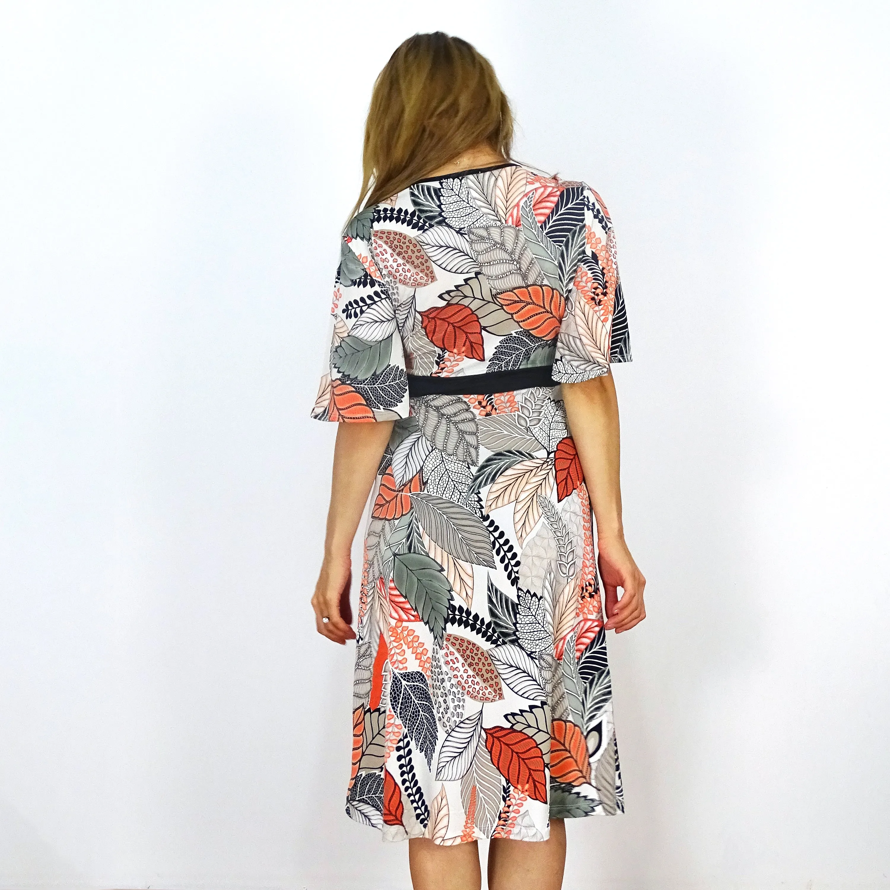 Autumn Leaves Geisha Dress