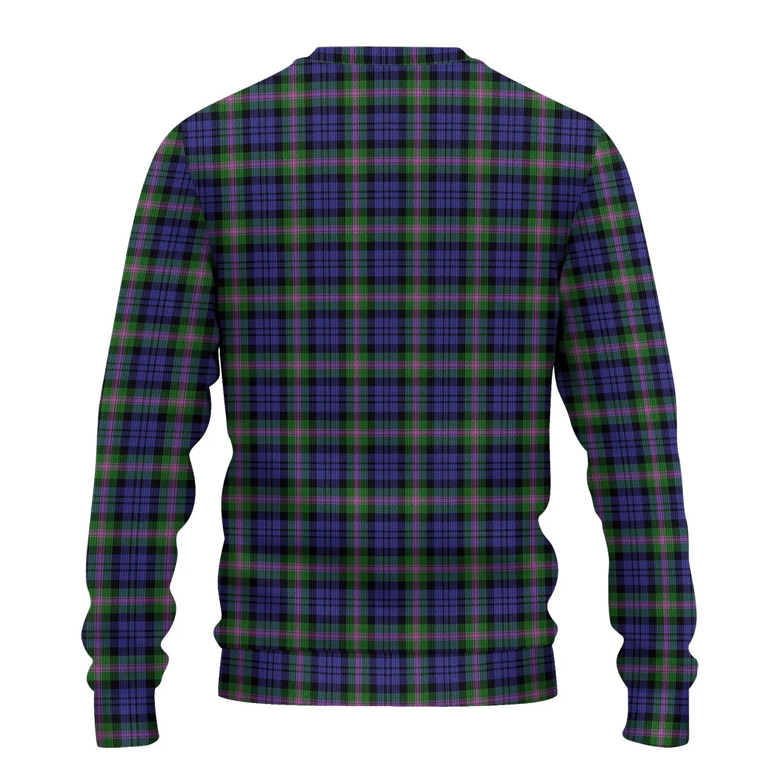 Baird Modern Tartan Ugly Sweater with Family Crest