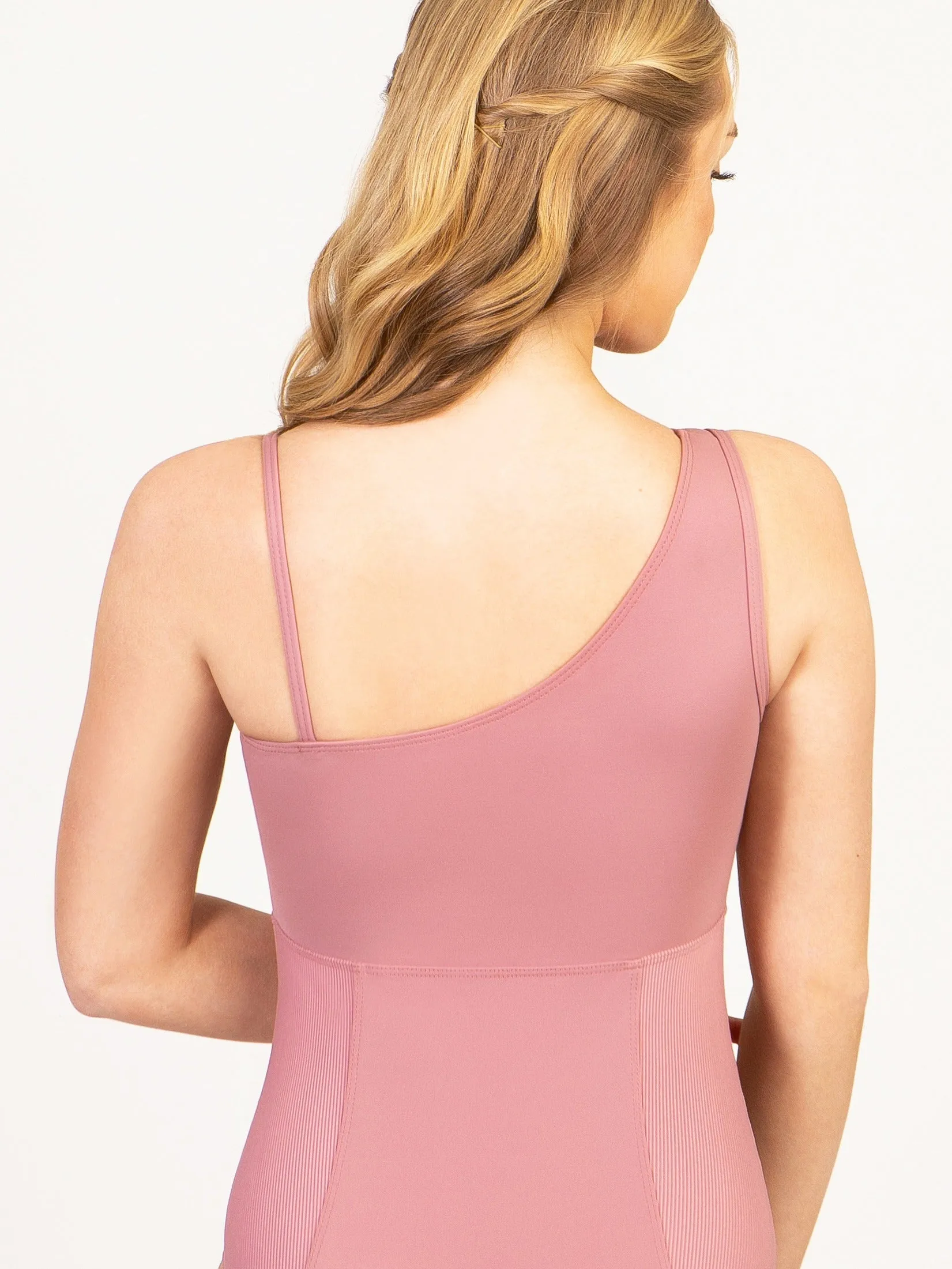 Balletcore Asymmetrical Strap Leotard