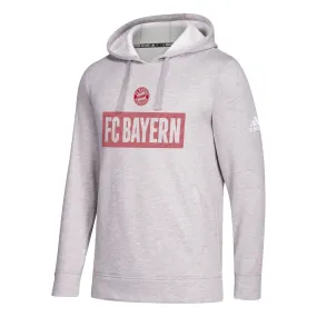 Bayern Munich adidas Box Pullover Hoodie - Heathered Gray