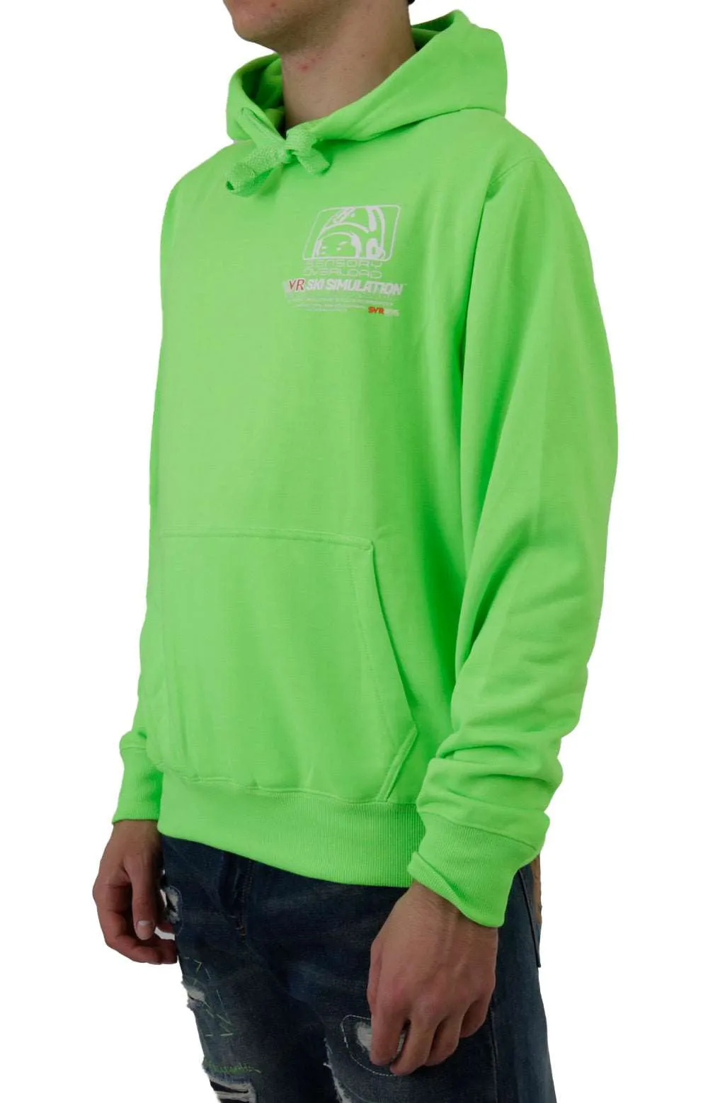 BB VR Ski Pullover Hoodie - Green Gecko