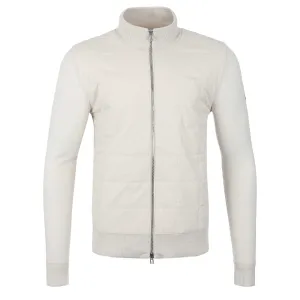 Belstaff Kelbrook Zip Cardigan Knitwear in Moonbeam