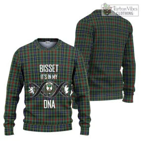 Bisset Tartan Ugly Sweater with Family Crest DNA In Me Style