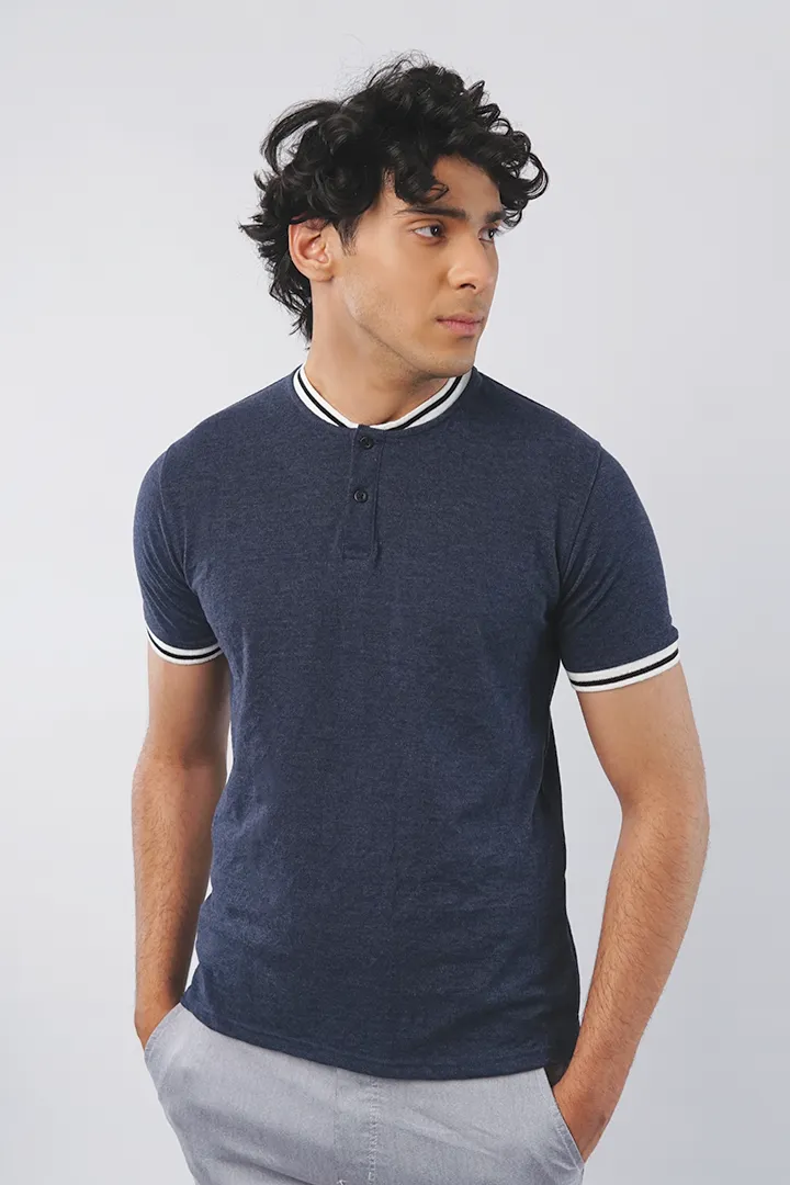 Bitumen Henley T-shirt