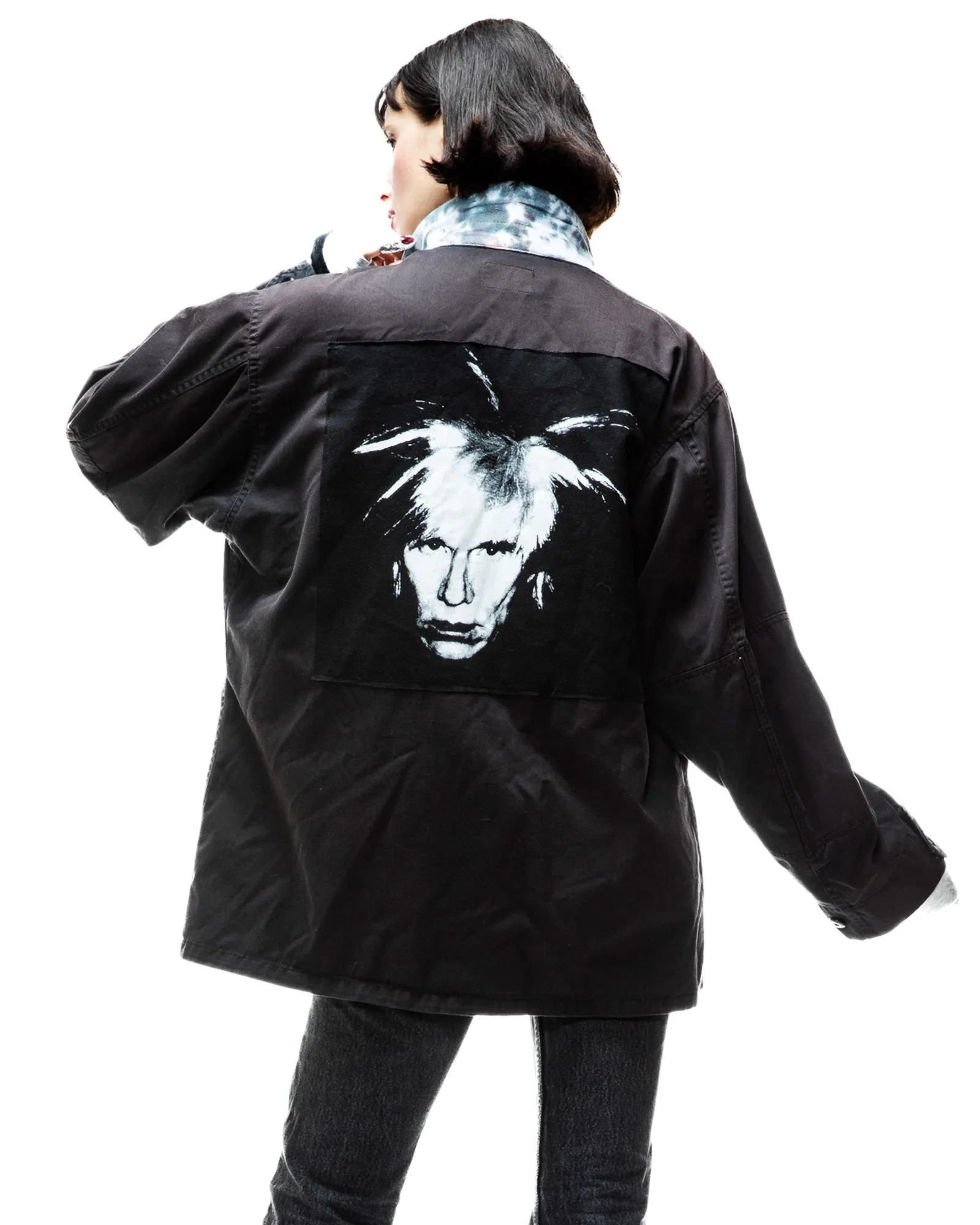 Black Warhol Shacket