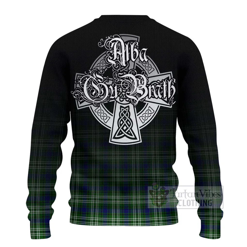 Blackadder Tartan Ugly Sweater Featuring Alba Gu Brath Family Crest Celtic Inspired