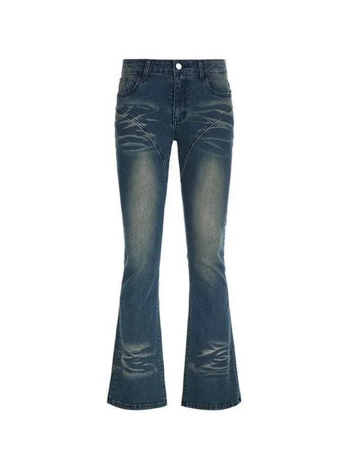 Bootcut Low Rise Denim Jeans