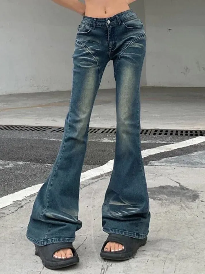 Bootcut Low Rise Denim Jeans