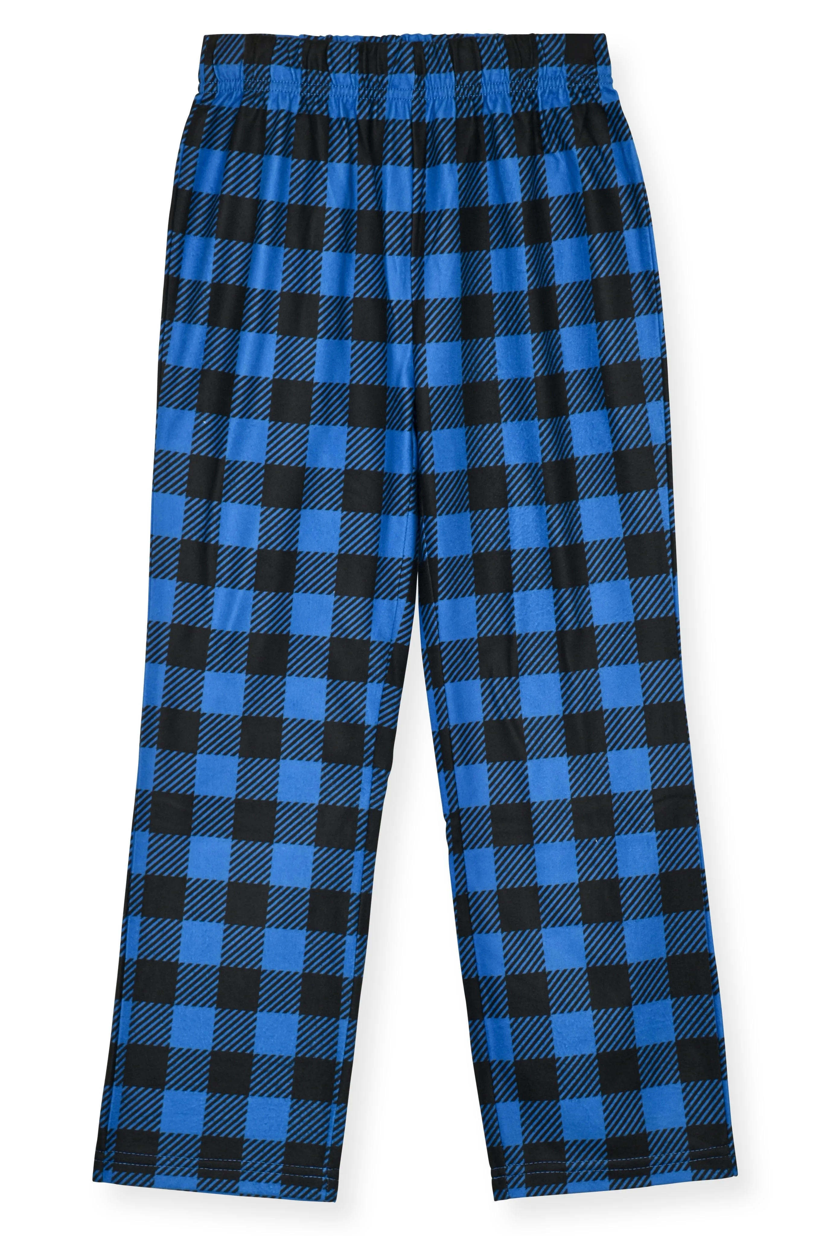 Boys 2-Piece Brushed Jersey Pajama Sets, Royal Blue & Black Pajama Sets for Boys