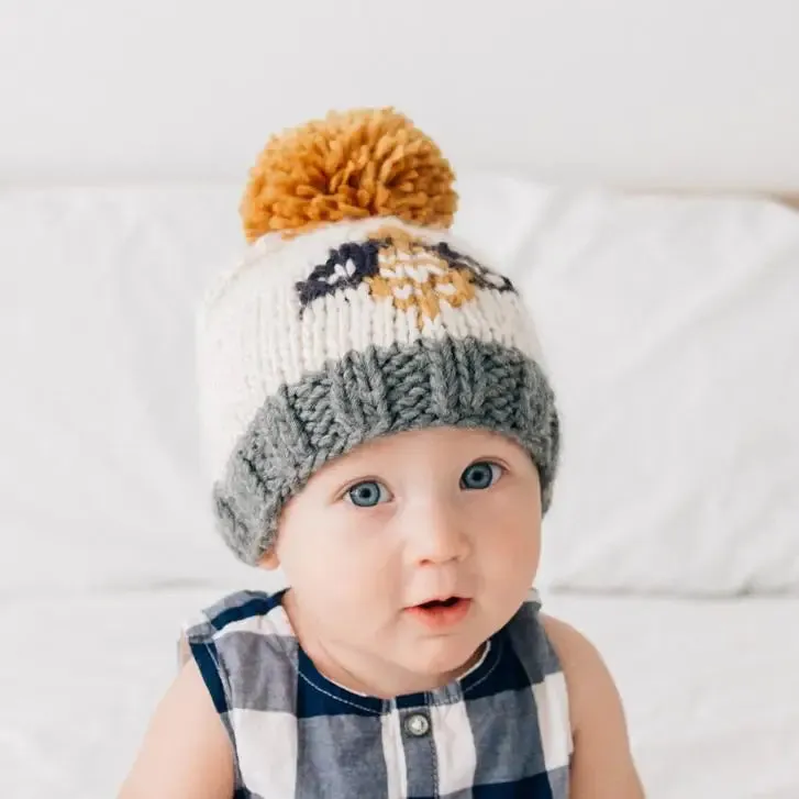 Bumble Bee Knit Beanie Hat