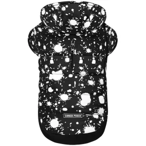 Canada Pooch Prism Puffer Black Splatter Glow