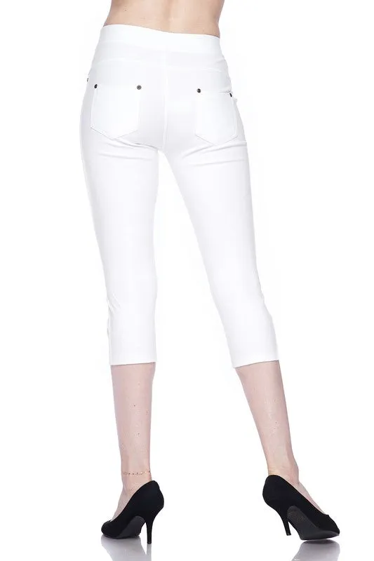 Capri Jeggings-Courvy Couture