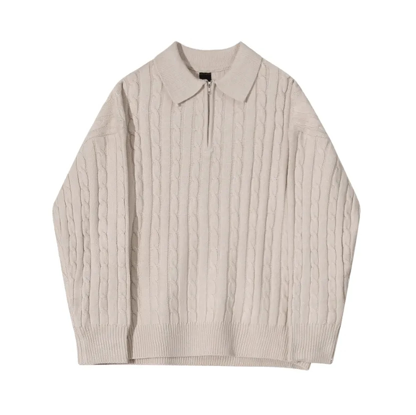 Chicmy-2026 Fall Outfits Christmas Thanksgiving Gift New Year's Eve Outfits nye Outfits chic. 10181 KNIT TWIST ZIP-UP SWEATER