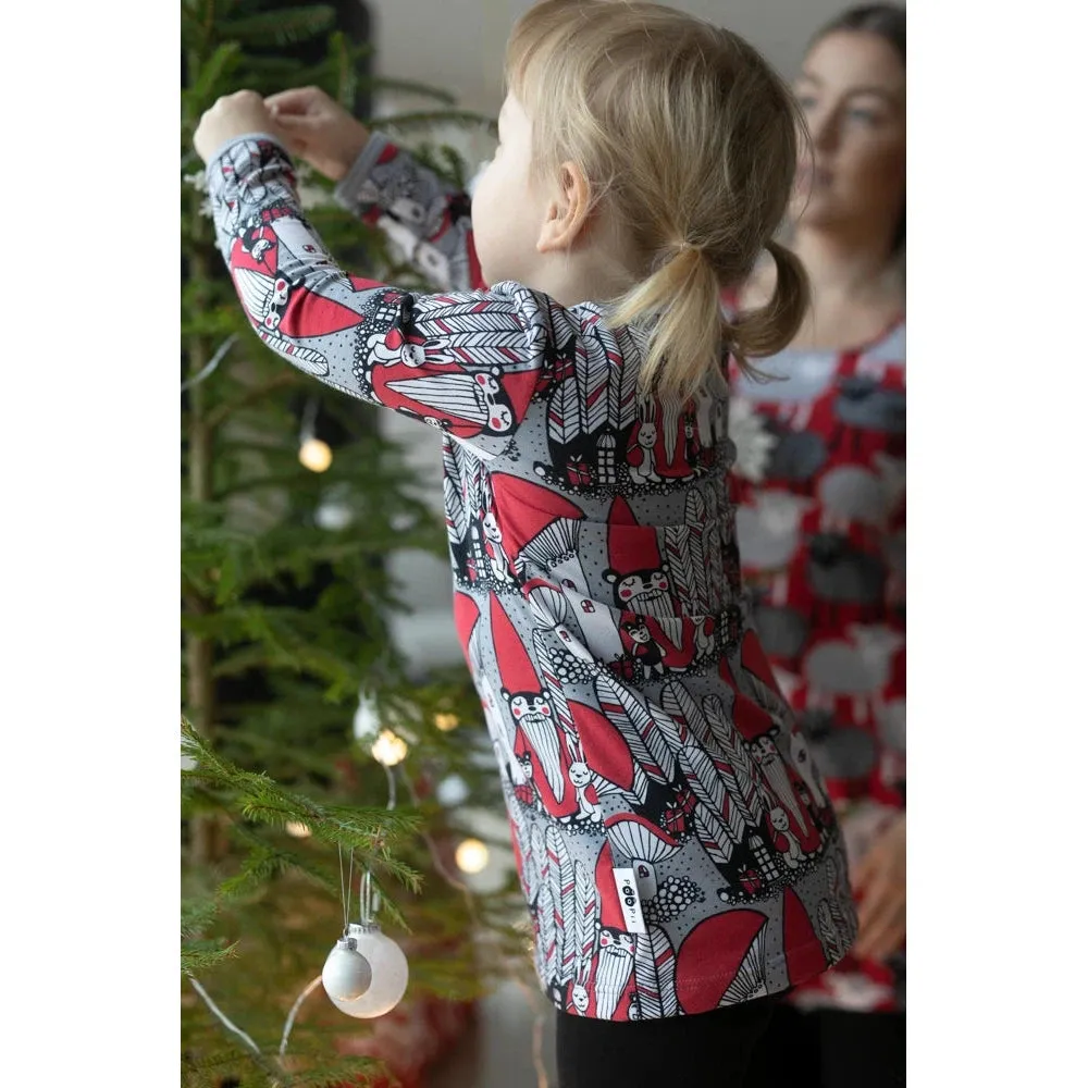 Christmas Forest VIENO Long Sleeve Tunic