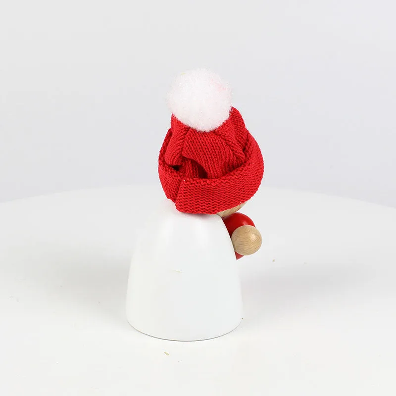 Clumsy Mini Valentine with fabric beanie and big bobble