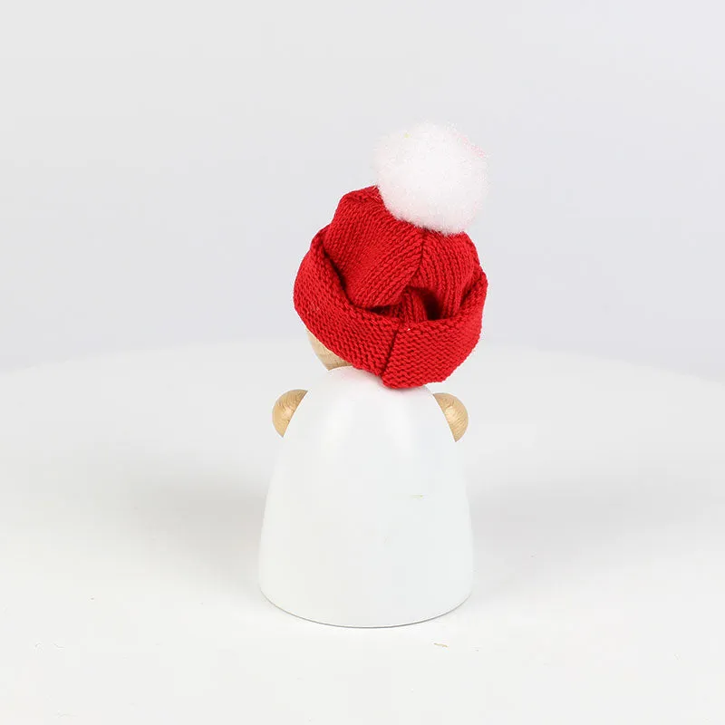 Clumsy Mini Valentine with fabric beanie and big bobble