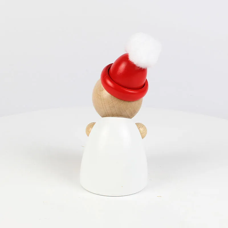 Clumsy Mini Valentine with wooden beanie and big bobble