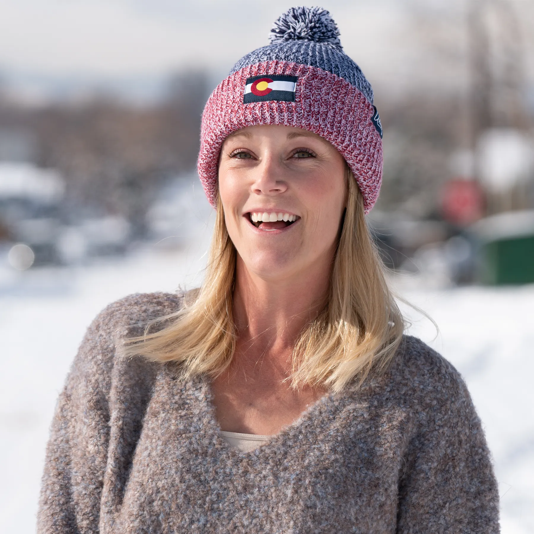 Colorado Flag Knit Beanie