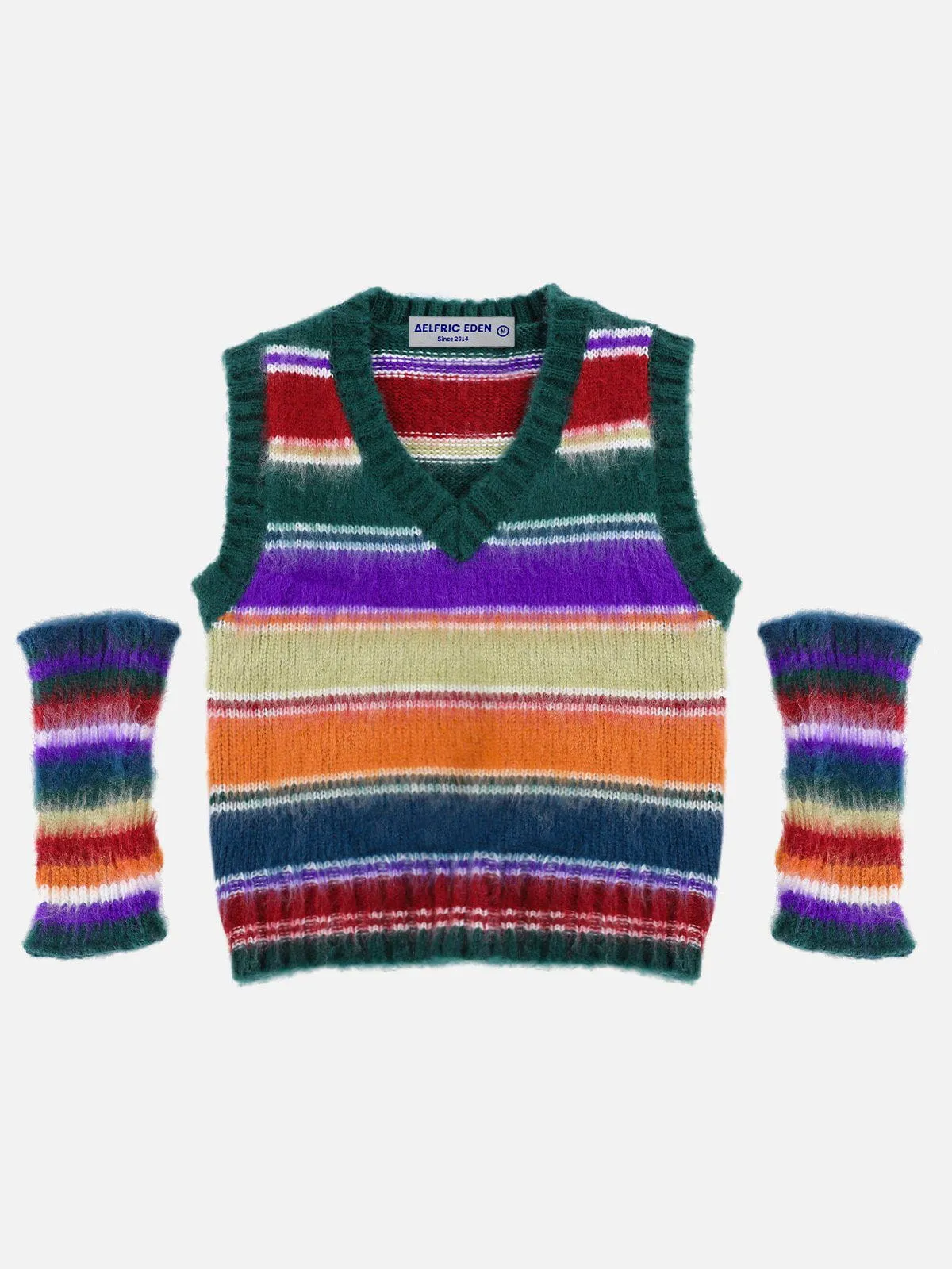 Colourful Stripe Sweater Vest