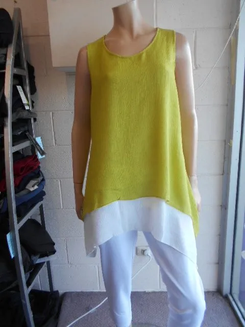 Cordelia St Lime Overlay Top