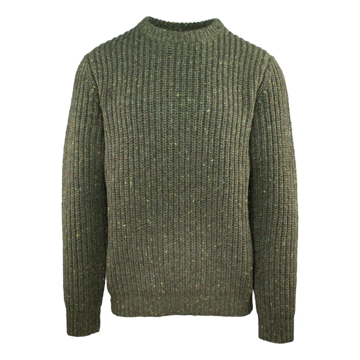 Donegal Crewneck Sweater Olive