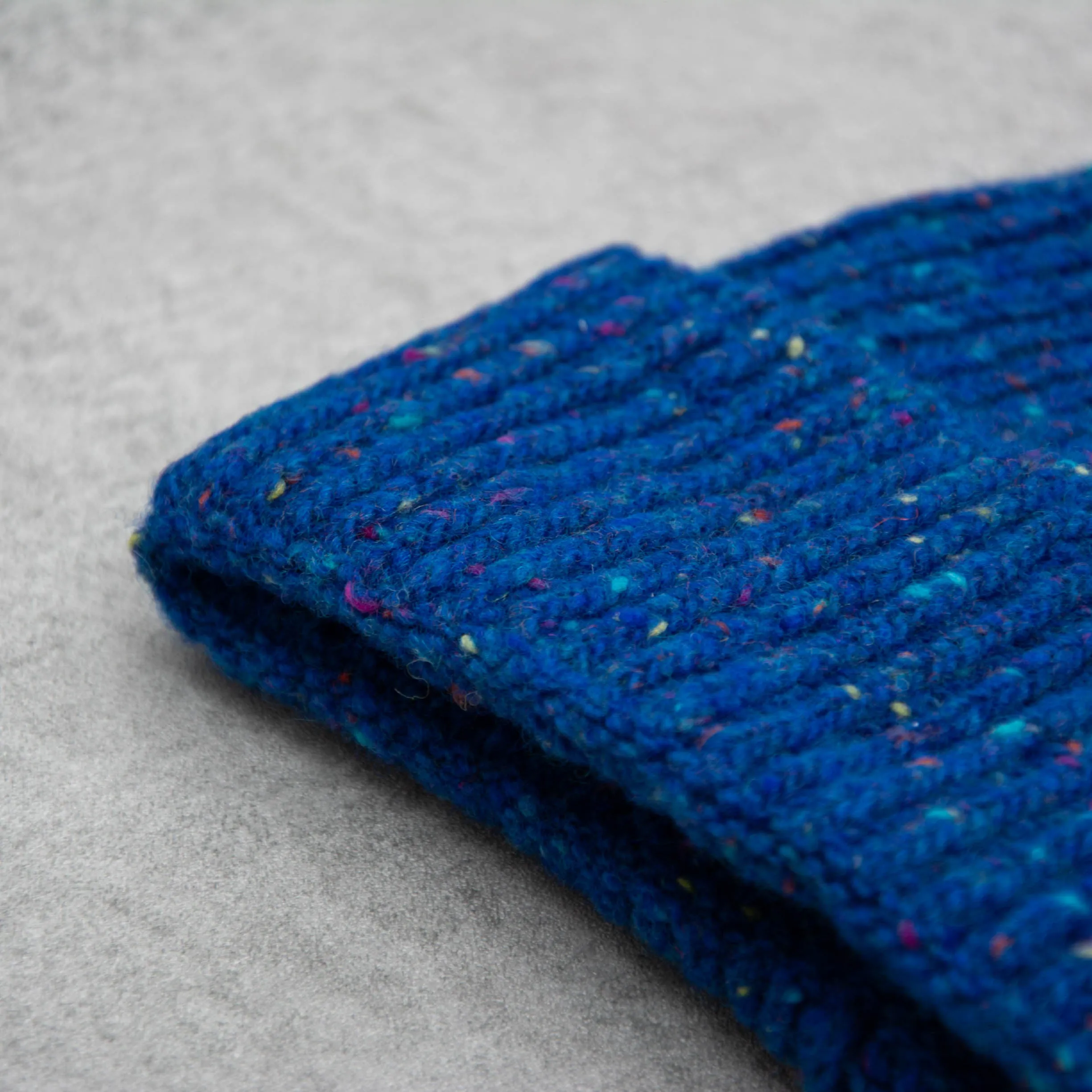 Donegal Wool Beanie - Royal