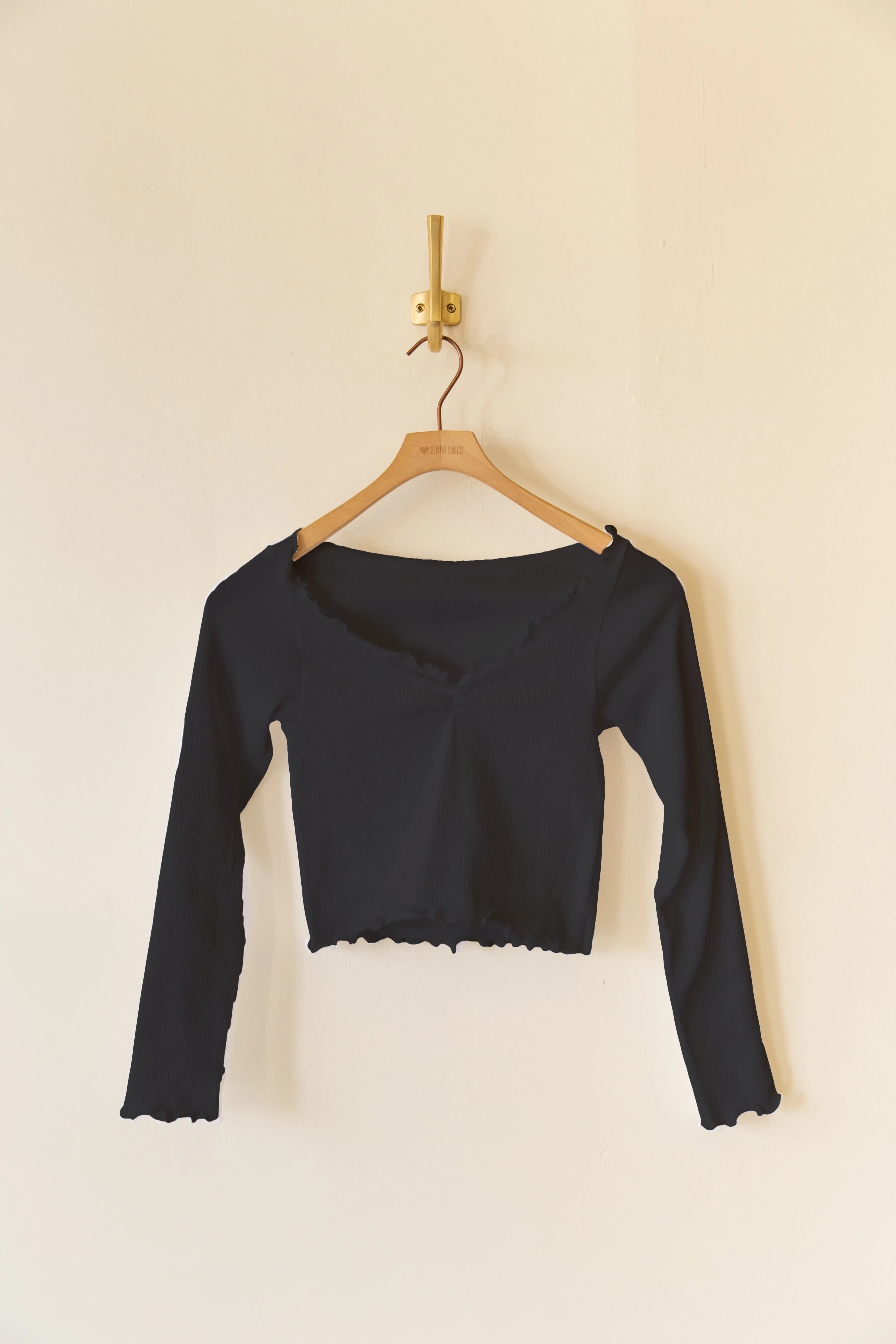 Elsie Long Sleeve Seamless Top by BDG