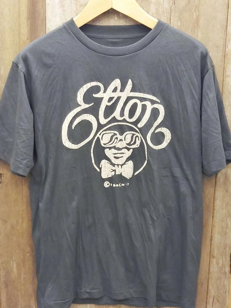 ELTON JOHN 100% Cotton New Vintage Band T Shirt