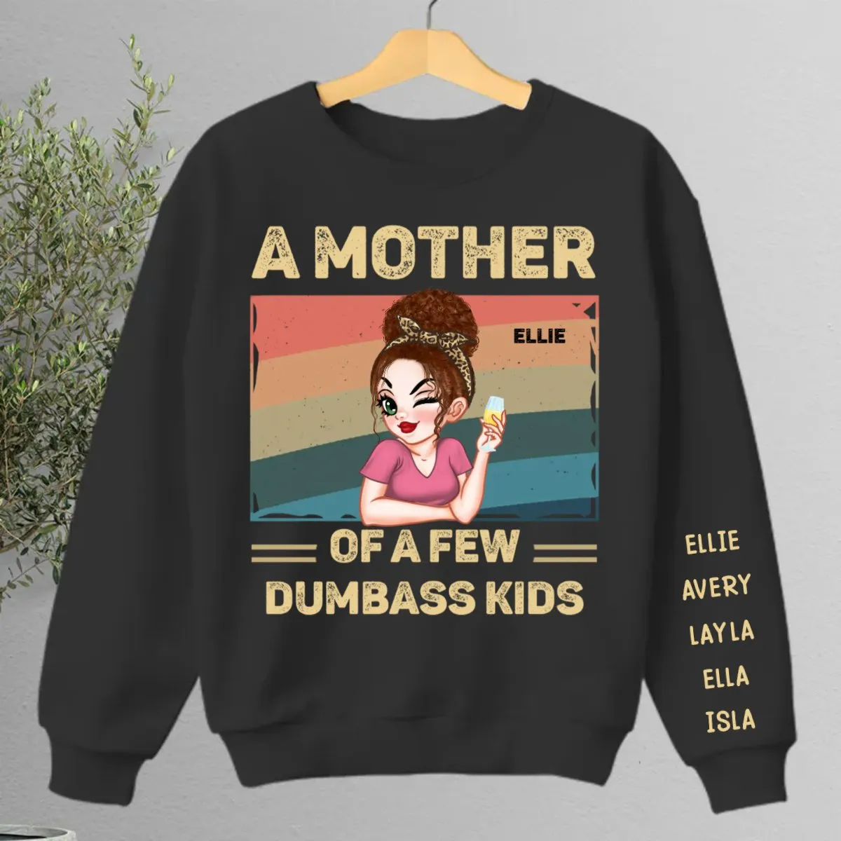 Family - Proud Mother Of A Few Kids - Personalized Sweatshirt