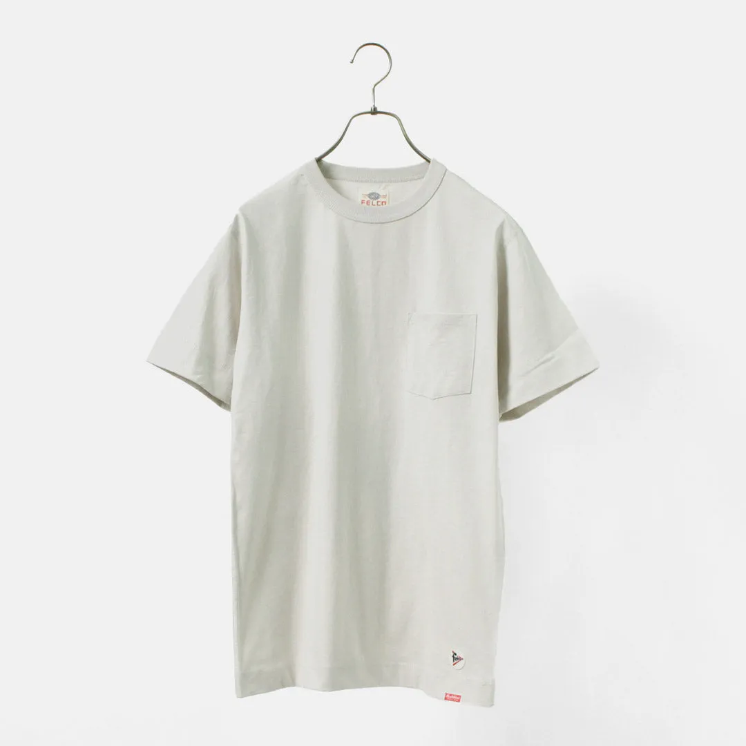 FELCO × HEALTH KNIT / Crew Neck Pocket Tee