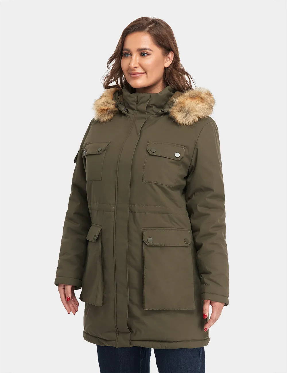 Final Sale - Women's Heated Thermolite® Parka (4 Heating Zones) - New Colors