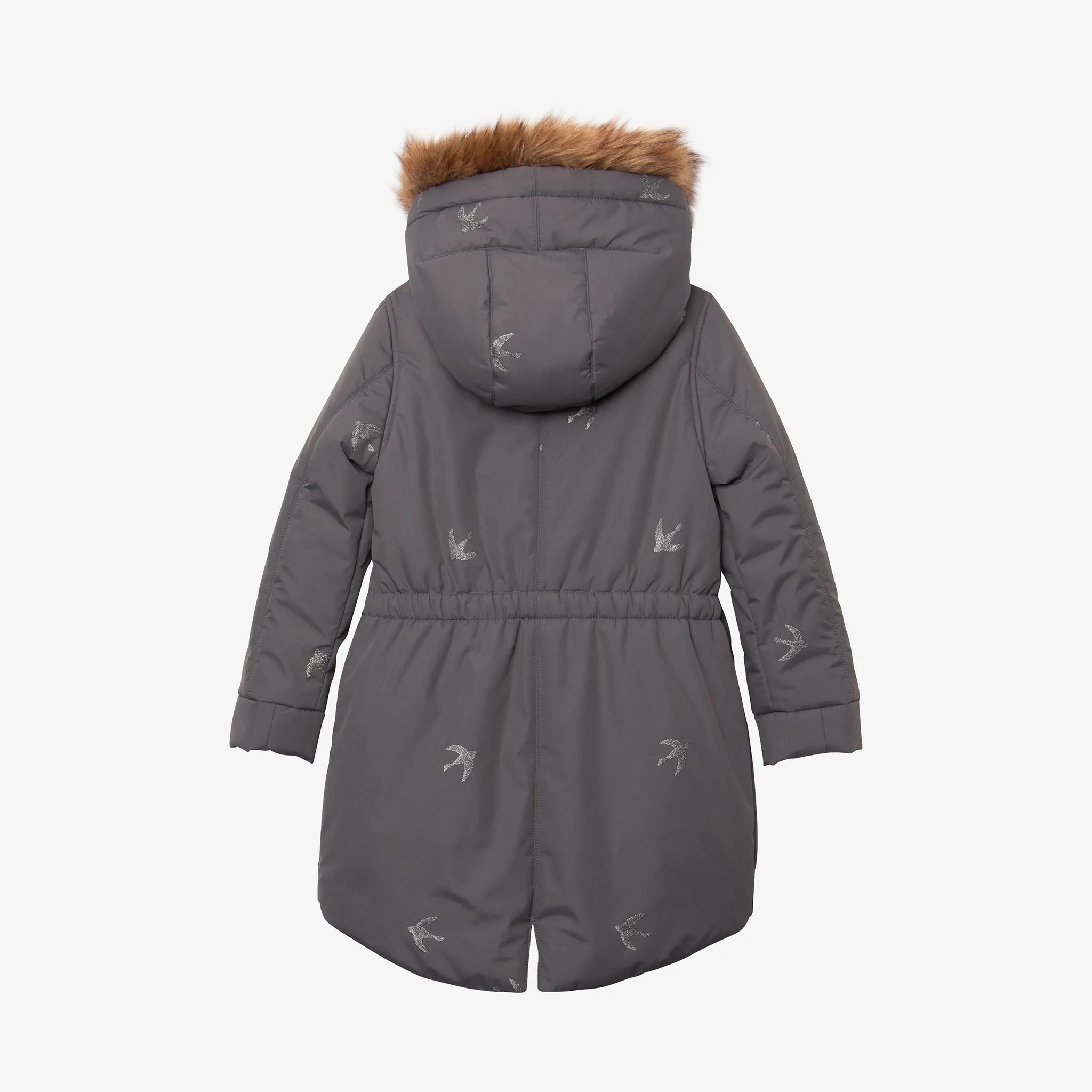 Girl grey parka