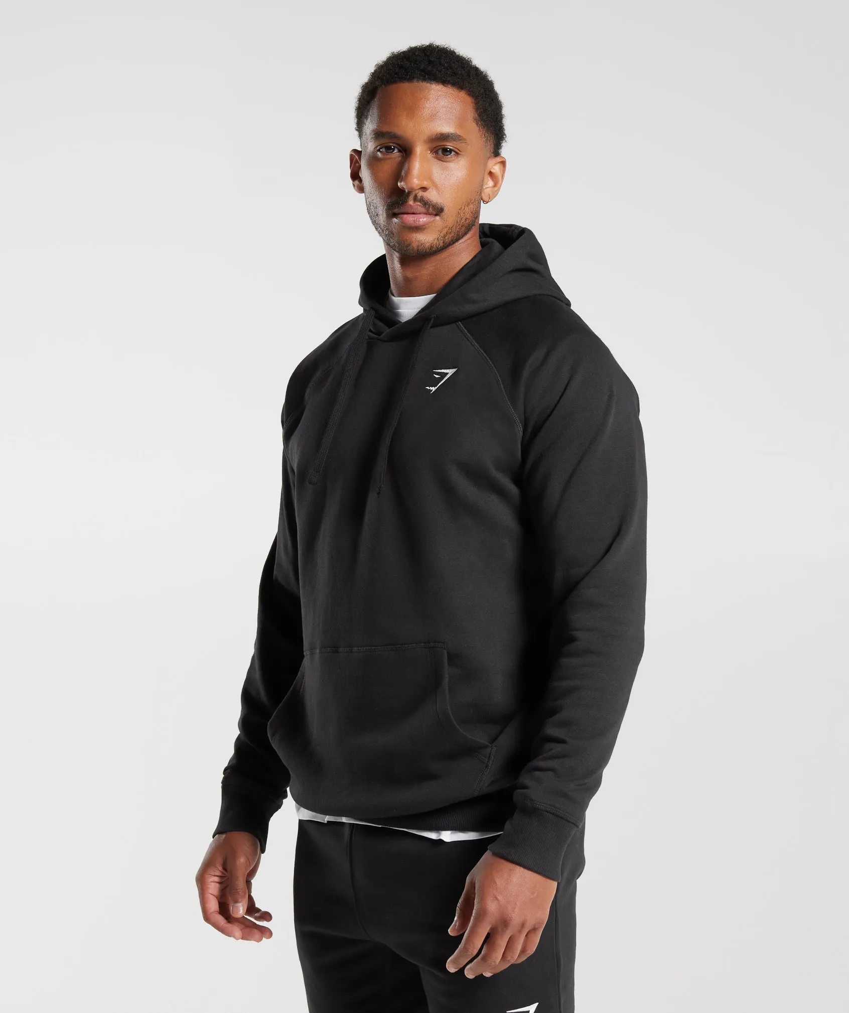 Gymshark Crest Hoodie - Black