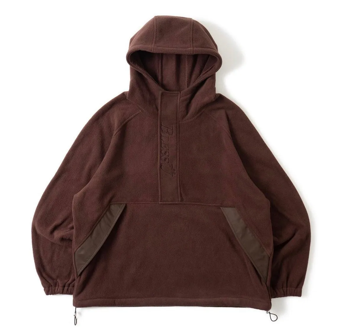 Half-zip fleece parka